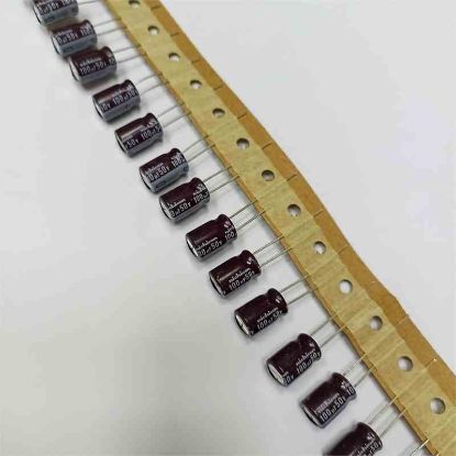 Picture of upr1h101mpd1td-100mf-50v-8x115-105-nichicon-elko-kondansatör