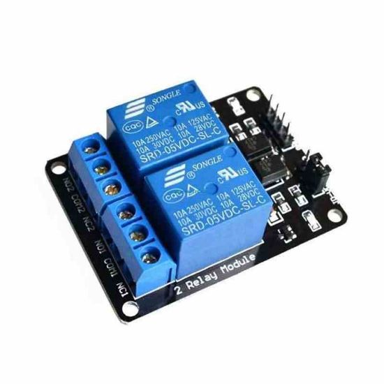 Picture of 2-way-5v-relay-module-2-li-5v-röle-kartı