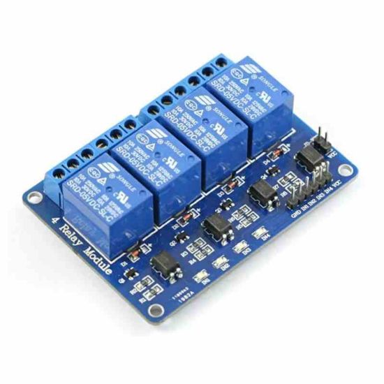 Picture of 4-way-5v-relay-module-4-lü-5v-röle-kartı