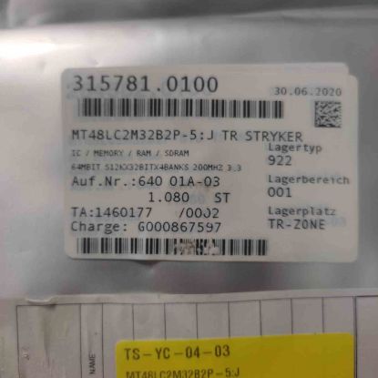 Picture of mt48lc2m32b2p-5j