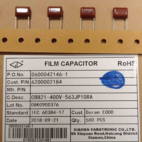 Picture of cbb21-400v-563jp10ra-56nf-400v-10mm-capacitor
