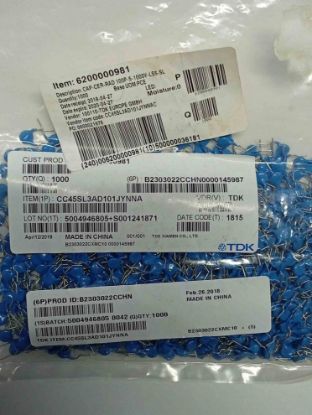 Picture of cc45sl3ad101jynnac-100pf-1kv-5mm-capacitor