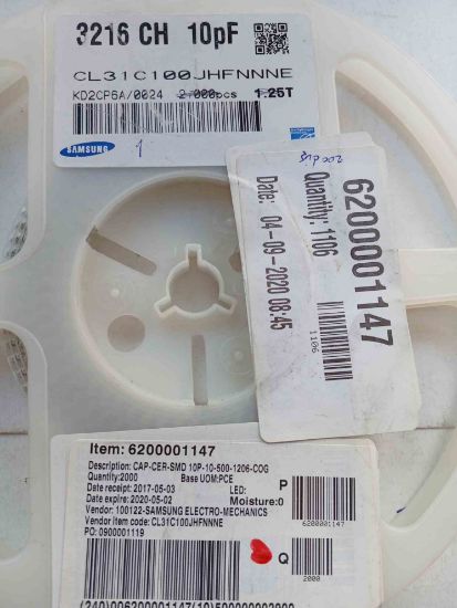 Picture of cl31c100jhfnne-10pf-630v-1206-capacitor