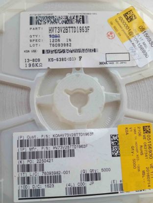 Picture of hv73v2bttd1963f-196k-1206-resistor