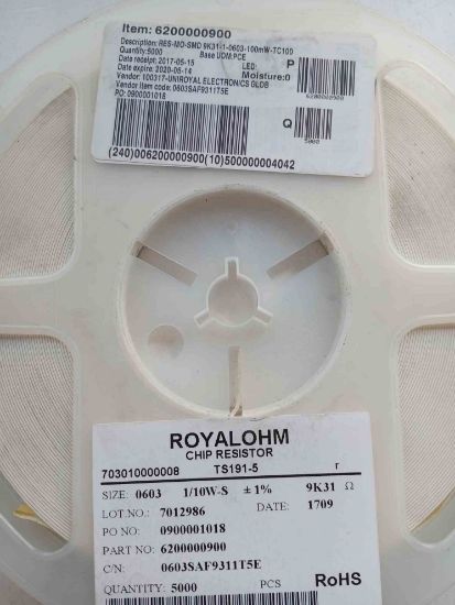 Picture of 0603saf9311t5e-931k-603-resistor