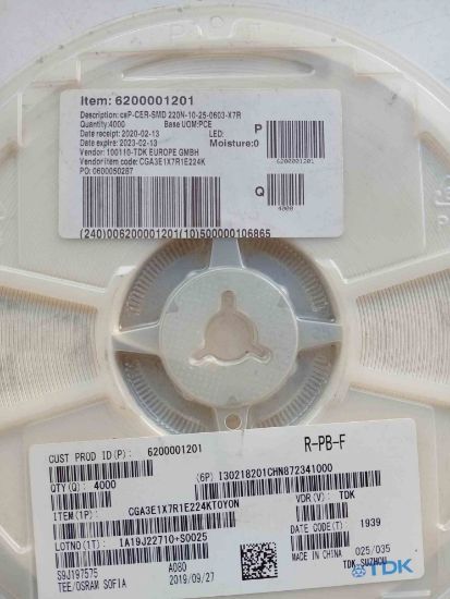 Picture of cyg3e1x7r1e224k-022uf-603-capacitor