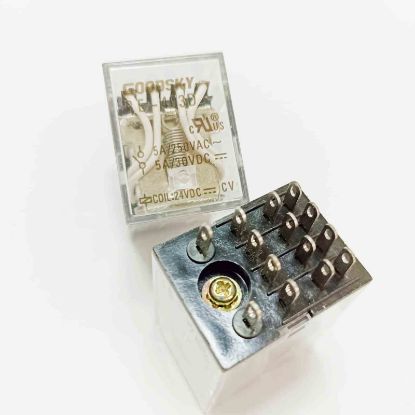 Picture of RE-403D 24VDC 5A 4C 14PIN RELAY