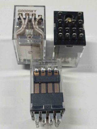 Picture of RE-403D 24VDC 5A 4C 14PIN RELAY