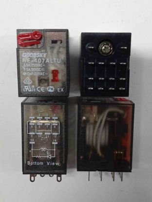 Picture of RE-407ALTU 220VAC 5A 4C 14PIN RELAY