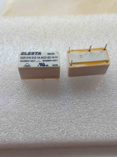 Picture of sgr-01k-12-1a-12v-6a-1no-4pin-relay
