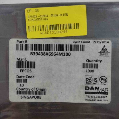 Picture of b39438-x6964-m100-filter