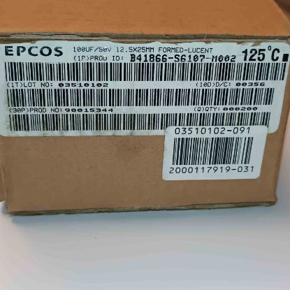 Picture of b41866-s6107-m002-100uf-50v-10x125mm-capacitor