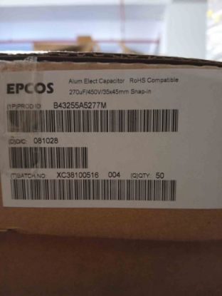 Picture of b43252a5277m-270uf-450v-30x45-105-capacitor