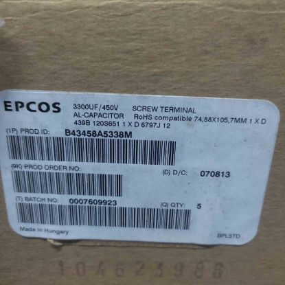 Picture of b43458a5338m-3300uf-450v-77x106mm-capacitor