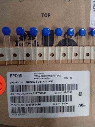 Picture of b72207s231k111v87-varistor