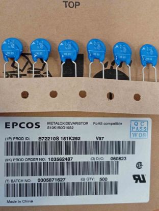 Picture of b72210s151k292v57-varistor
