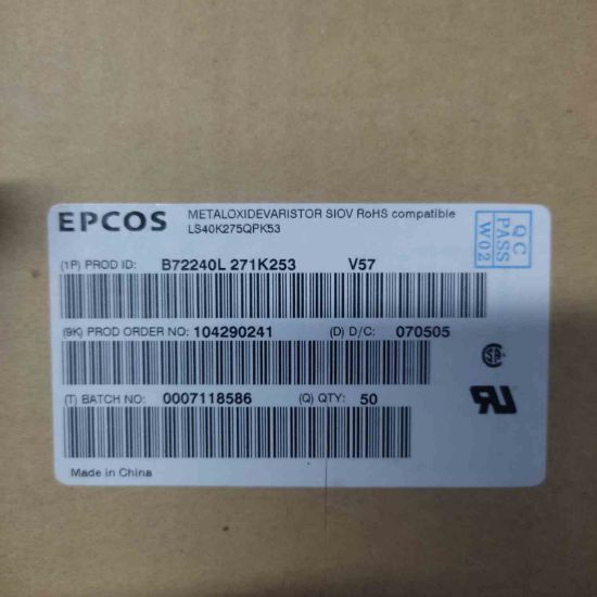 Picture of b72240l271k253v57-varistor