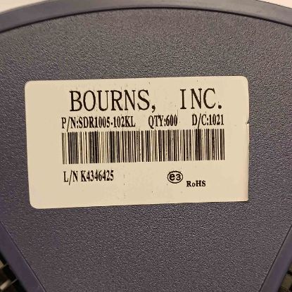 Picture of sdr1005-102kl-1uh-5a-127x10x5-inductor