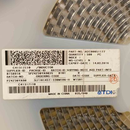 Picture of slf10145t-330m1r6-h-33uh-16a-10x10x45mm-inductor