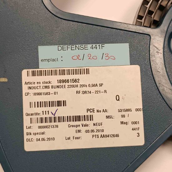 Picture of dr74-221-r-220uh-056a-inductor