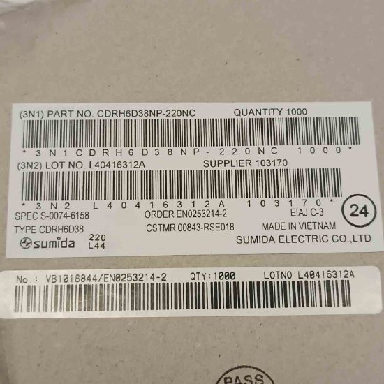Picture of cdrh6d38np-220nc-22uh-13a-inductor