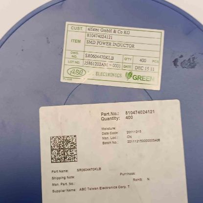 Picture of sr0604470klb-47-uh-072a-56x45-inductor