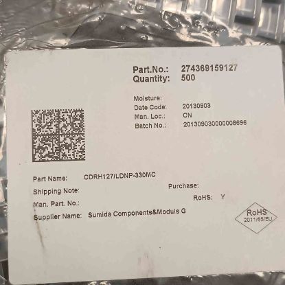 Picture of cdrh127ldnp-330mc-33uh-39a-inductor