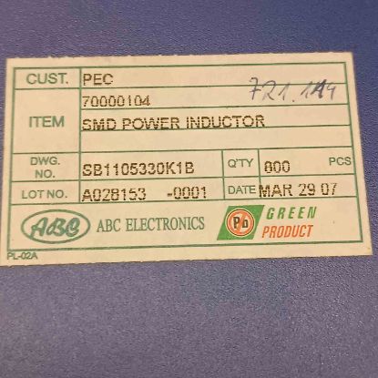 Picture of sb1105330k1b-de1-33uh-18a-10x127x5-inductor
