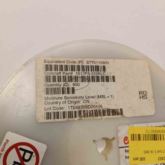 Picture of 1812fs-222klc-22uh-27a-inductor