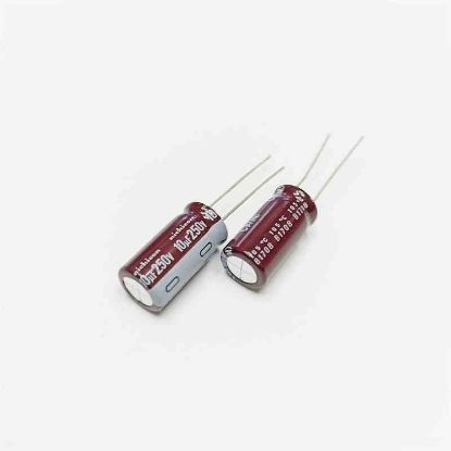 Picture of 10mf-250v-10x20-105-capacitor