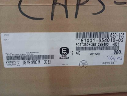 Picture of ECST350ECB812MM40S 8100UF 35V 18x40mm CAPACITOR