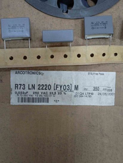 Picture of R73LN2220 FY03 M 0.022UF 250V CAPACITOR