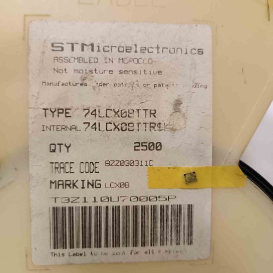 Picture of 74lcx08ttr-tsop14-ic