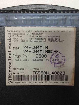 Picture of 74ac04mtr