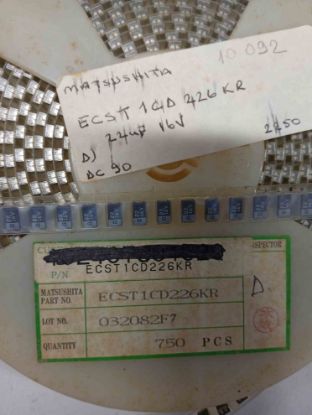 Picture of ecst1cd226kr-22mf-16v-c-smd-capacitor