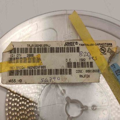 Picture of taja106m016rnj-10uf-16v-1206-capacitor