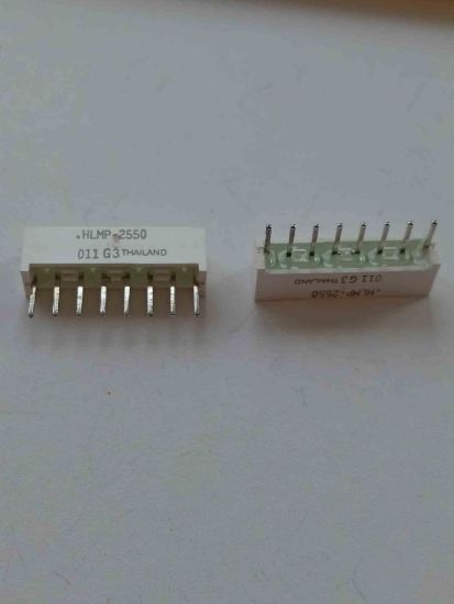 Picture of hlmp-2550-led-bars-arrays-green-1-elemt-22-v-50-mcd