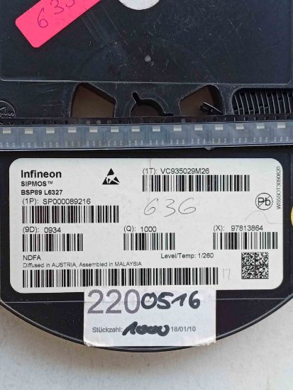 Picture of bsp89l6327-transistor