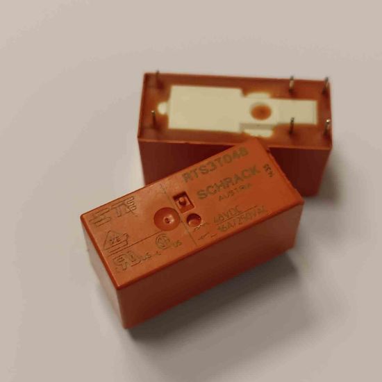 Picture of rts3t048-48v-16a-1no-6pin-relay