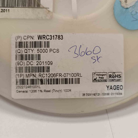 Picture of rc1206fr-07100r-100r-1206-resistor